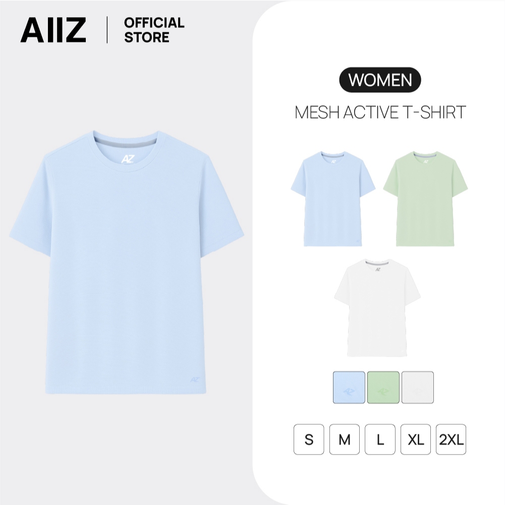 AIIZ (เอ ทู แซด) - AIIZ เสื้อแอคทีฟผู้หญิงคอกลม