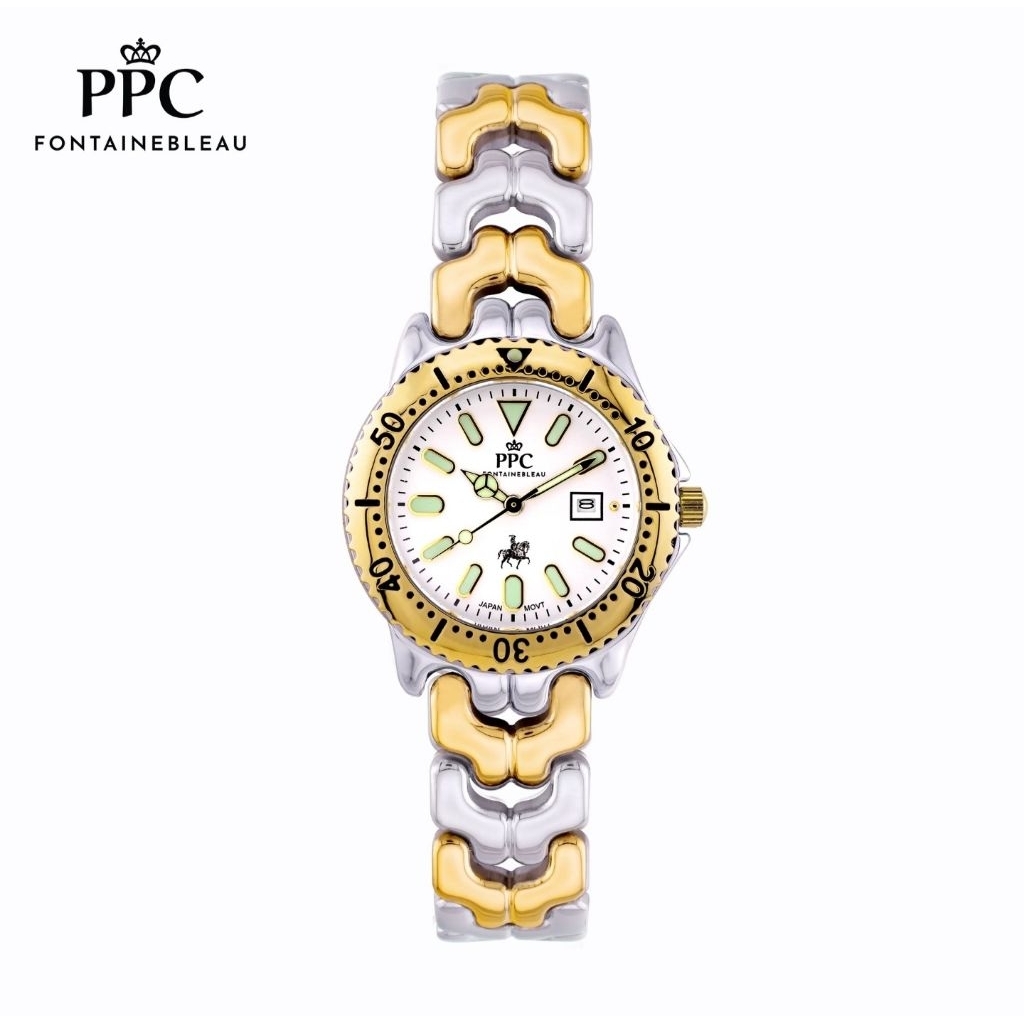 Paris Polo Club นาฬิกาข้อมือผู้หญิง PPC-FA02 ขนาดหน้าปัด 32มม. ของแท้ 100% กันน้ำ 30m สายสแตนเลส รับประกันศูนย์ 1ปี