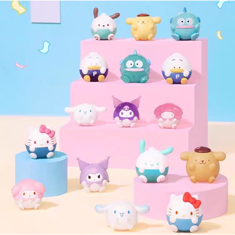 (สุ่ม/พร้อมส่ง🇹🇭) บีนรวม Sanrio Charactor ซองเหลือง (1ซอง/3ตัว)