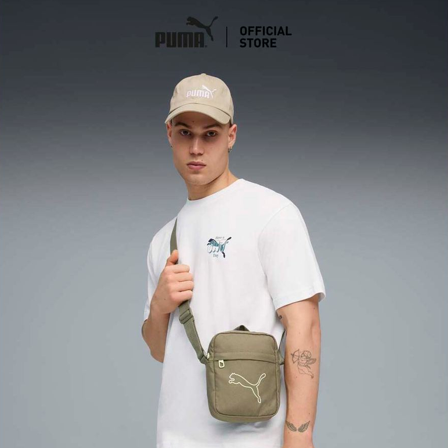PUMA Basics กระเป๋าพกพา PUMA Plus สีเขียว - 09118230