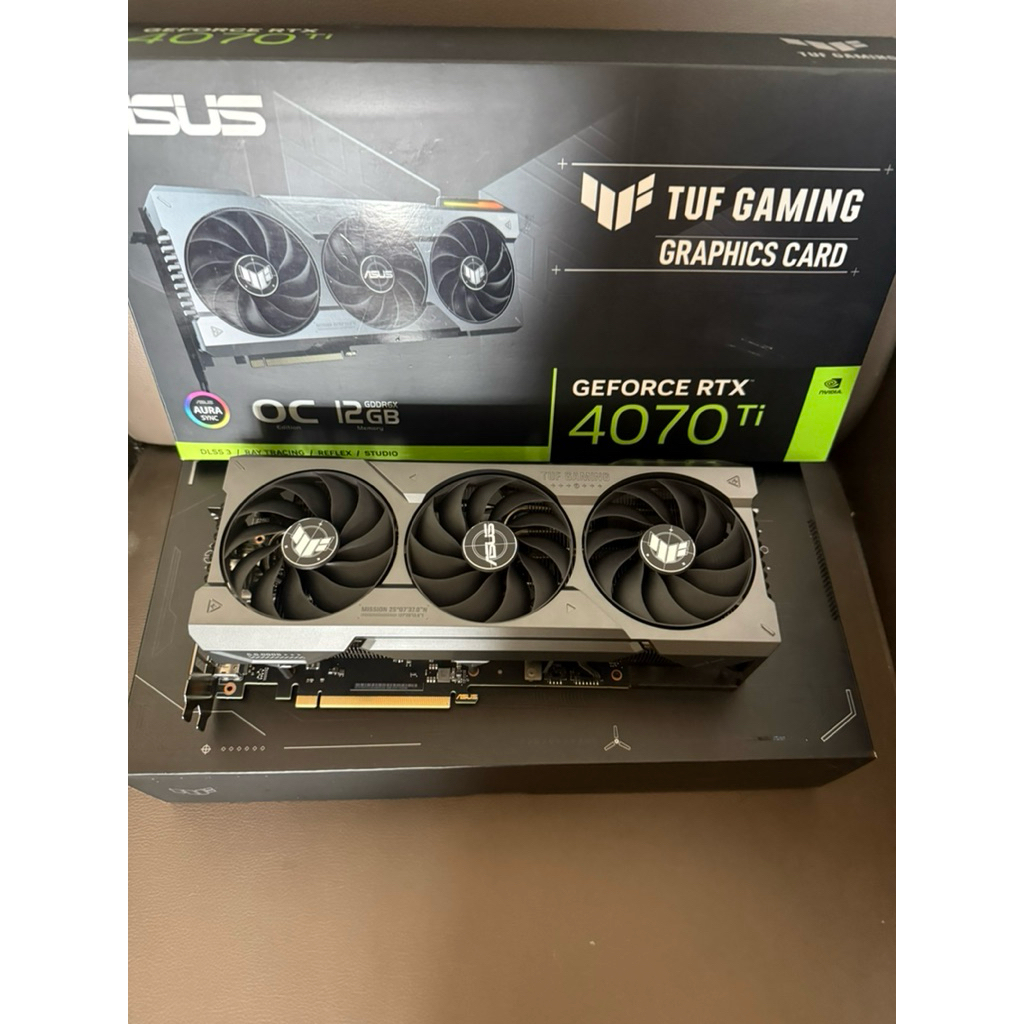 ASUS TUF RTX4070TI O12G GAMING ประกันjib 31-03-2569