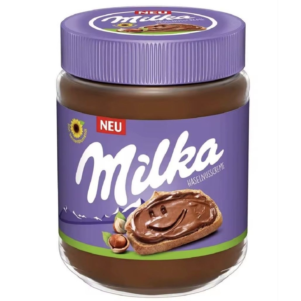 Milka Hazelnut Cream Milk alpine Chocolate Spread 350g ช๊อคโกแลตทาขนมปัง จากเยอรมนี Exp.20/12/26