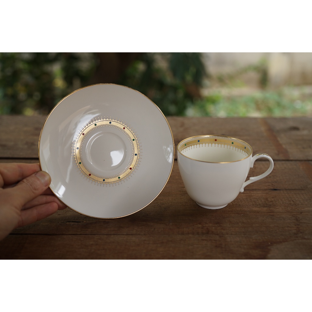 Mikimoto ชุดถ้วยชา กาแฟ ของใหม่ ทองสวยครบ