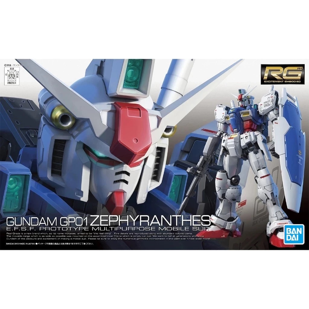 RG 1/144 GUNDAM GP01 ZEPHYRANTHES Bandai Gundam