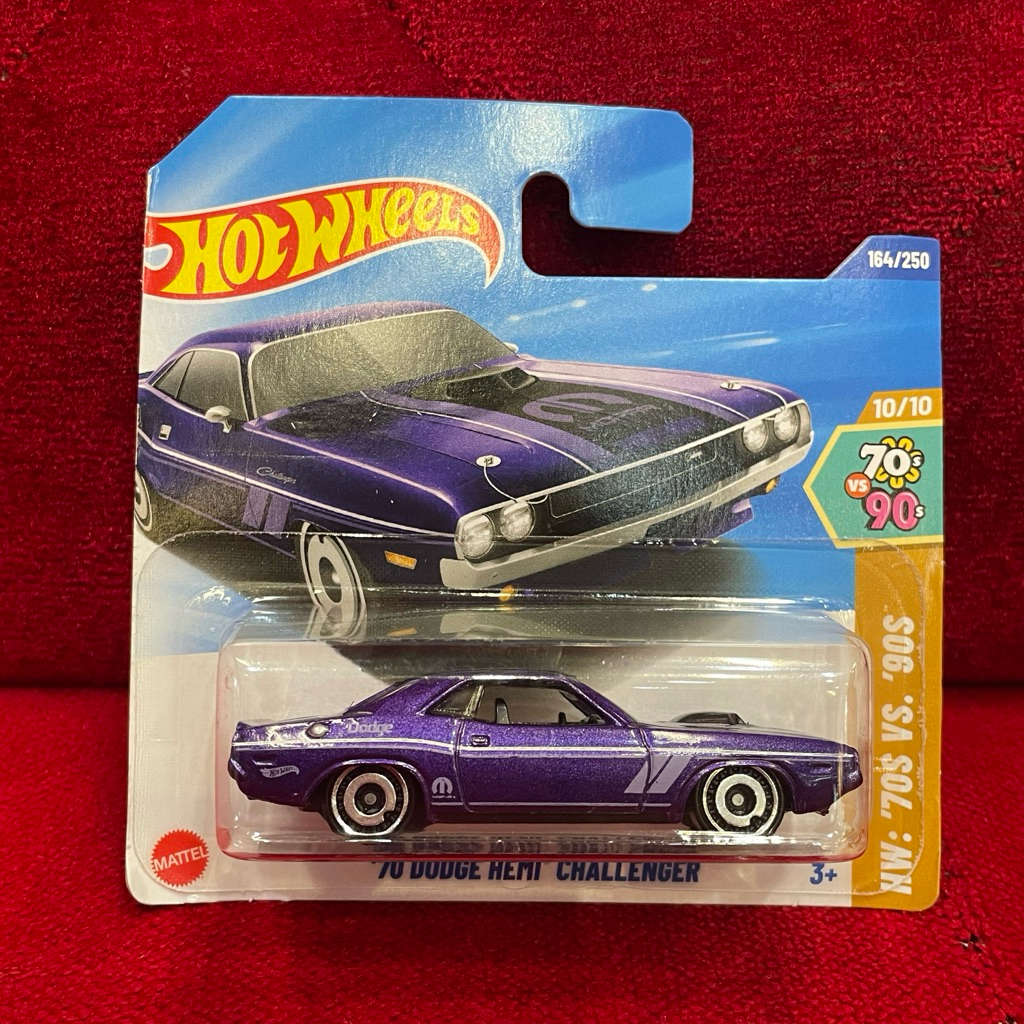 Hotwheels แพ็คสั้น Dodge Challenger🟣
