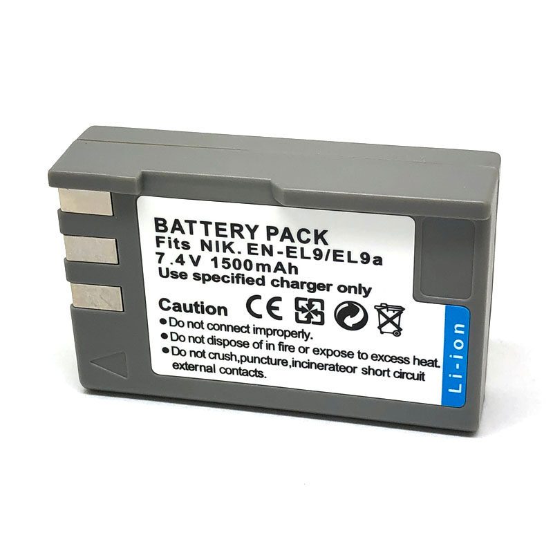 Nikon EN-EL9a Battery for Nikon D5000 D3000 D60 D40 D40X DSLR Cameras
