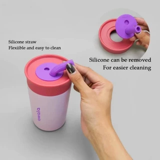 Owala Kids Tumbler ขนาด 12oz (355ml), ขวดสแตนเลสหุ้มฉนวน ทนความร้อนและไม่รั่วซึม ปราศจาก BPA มีให้เลือกหลายสี