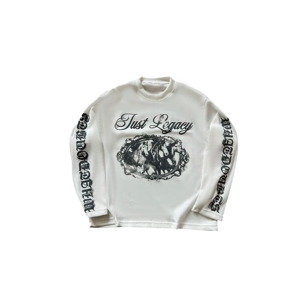 whatdoubts | just legacy waffle long sleeve 2026 | bone white