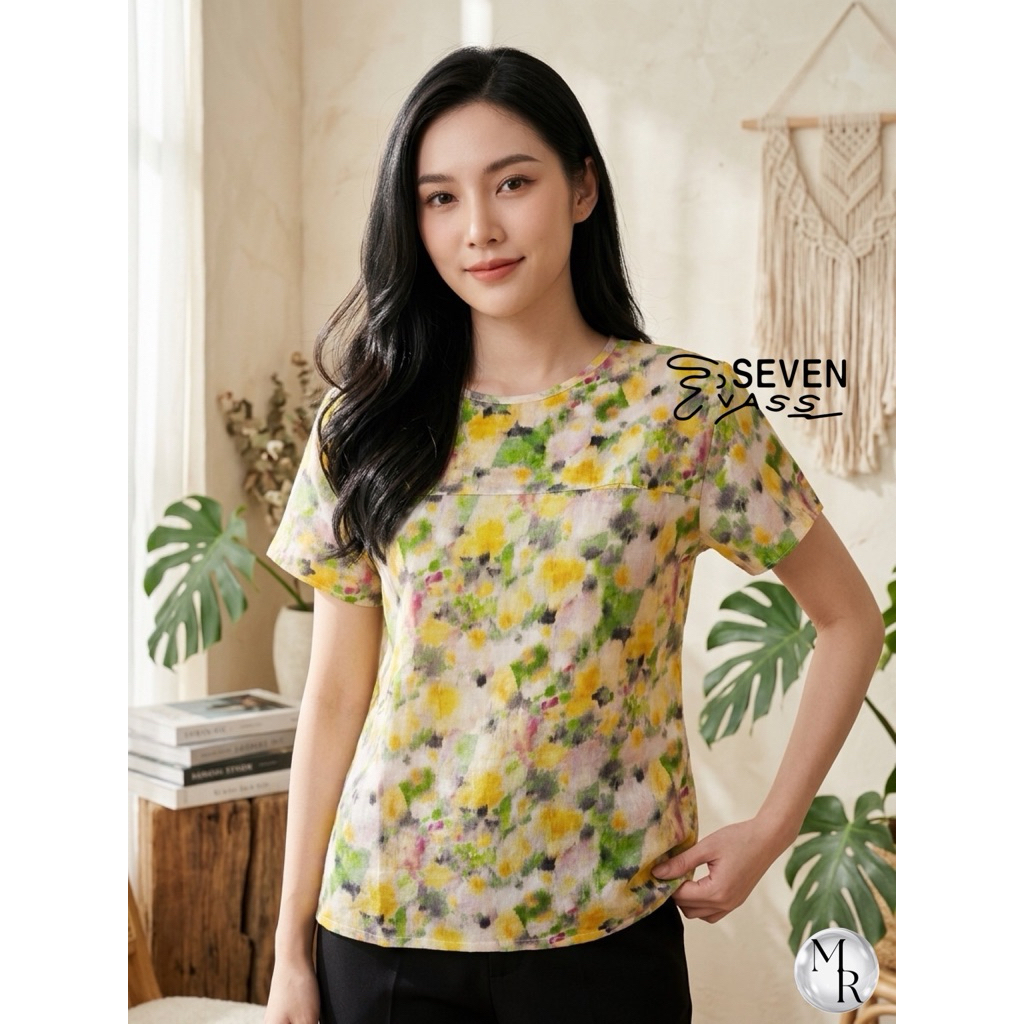 เสื้อลินินแท้100% ทรงแต่งกระดุมผ่าหลัง