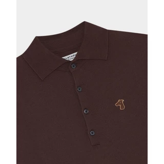 S26MD SMILEYHOUND KNITTED POLO SHIRT EMBROIDERED LOGO