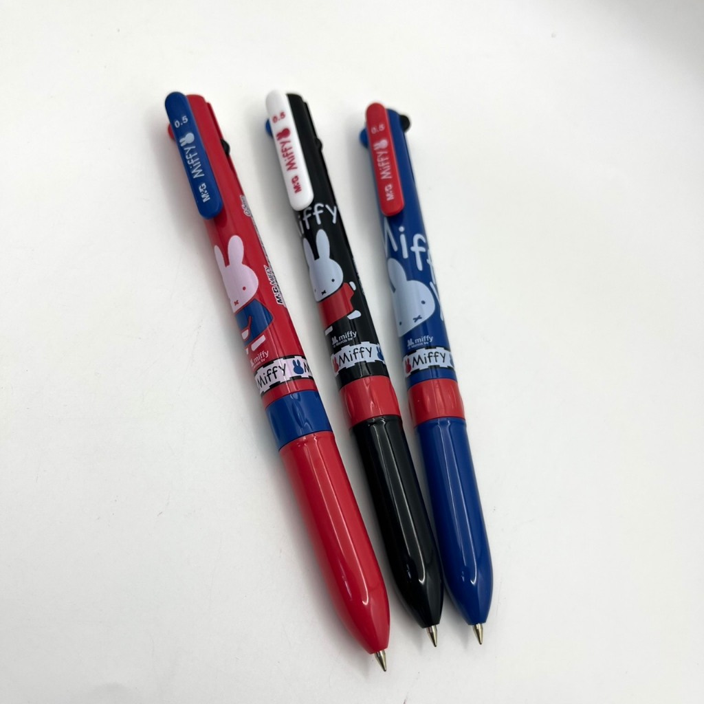 (1 ด้าม) ปากกา ปากกาลูกลื่น แบบกด 4 สีใน 1 ด้าม ขนาด 0.5 มม. Miffy M&G FBP80633