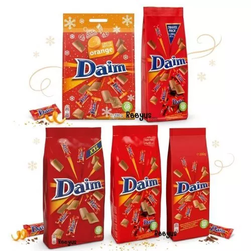 Daim Mini Chocolate bar สินค้านำเข้าจากสวีเดน มี 5 แบบ