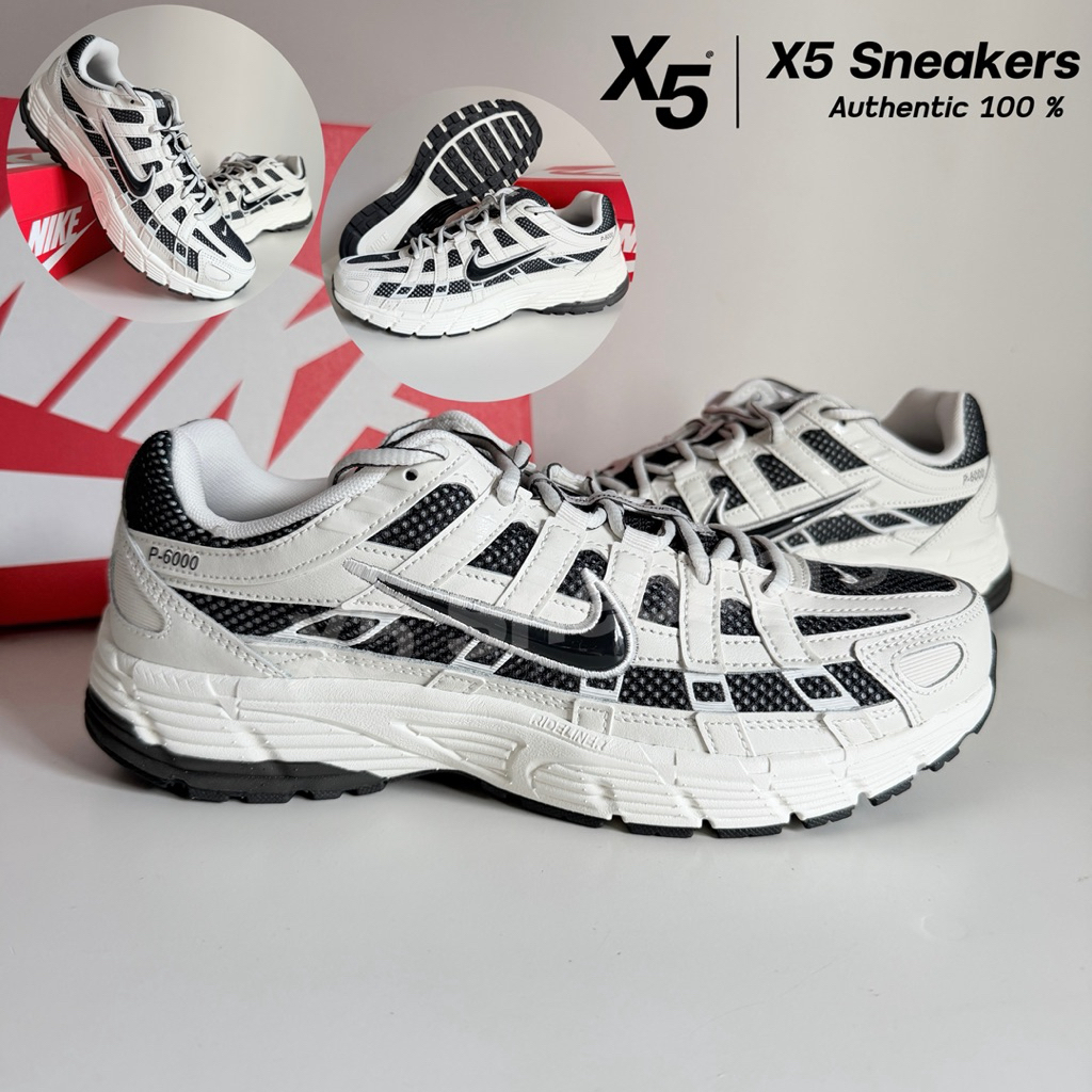 Nike ของแท้ 100% P6000 M สีเบจดำ