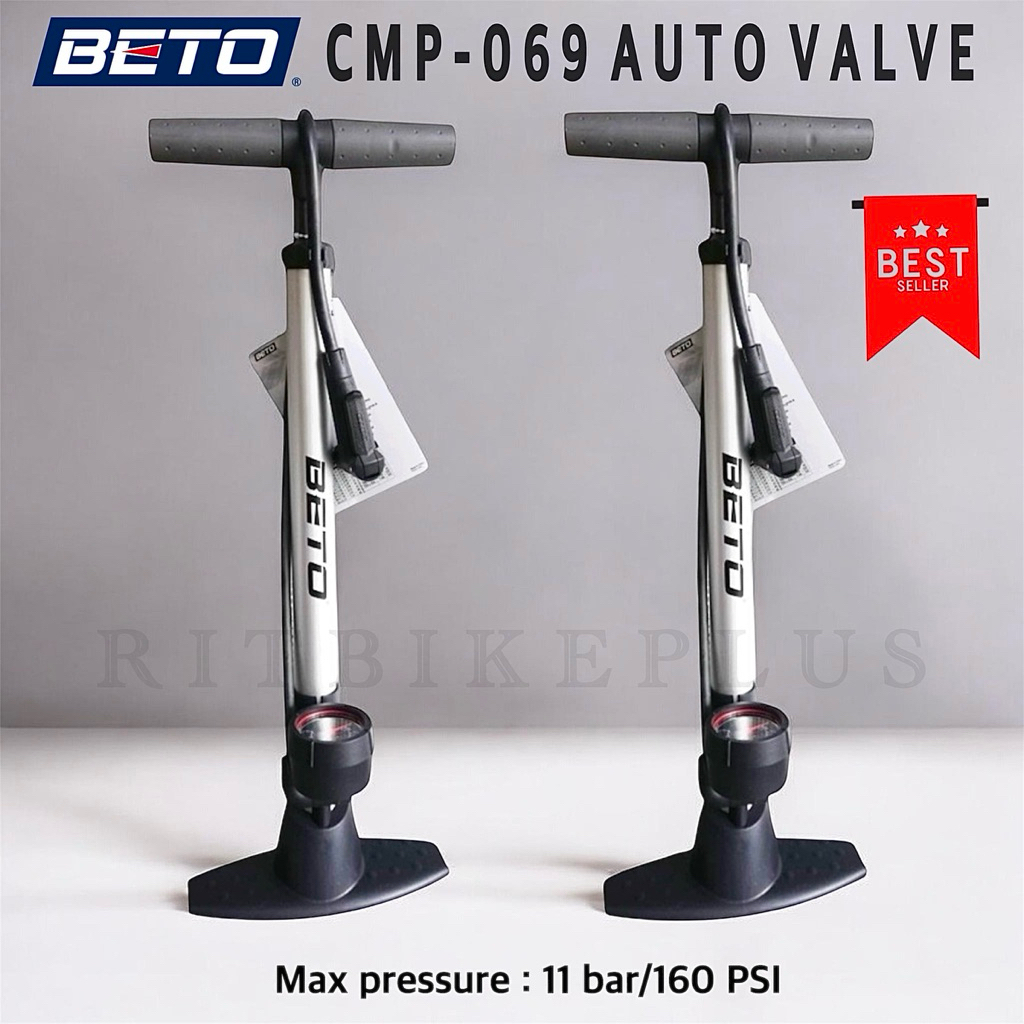 (ขายดี) สูบจักรยาน BETO รุ่น 501A & 069 กระบอกอลู แข็งแรง สูบได้ทั้งหัวเล็ก&ใหญ่  สินค้าบริษัท ราคาต่อ 1 ชิ้น
