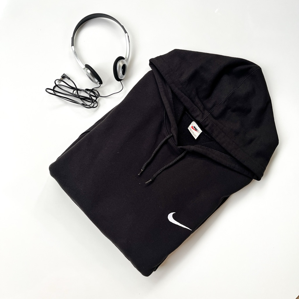 Vintage Y2K Nike Hoodie Black