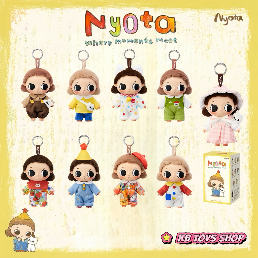[ลือกตัว/จุ่ม พร้อมส่งด่วนใน 🇹🇭] ⭐️ พวงกุญแจ เนียวตะ ⭐️ Nyota Where Moments Meet Series Plush Doll🎨