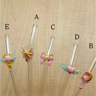BON BON projects - Sailormoon long straw - หลอดแก้วชนิดยาวลายเซเลอมูน
