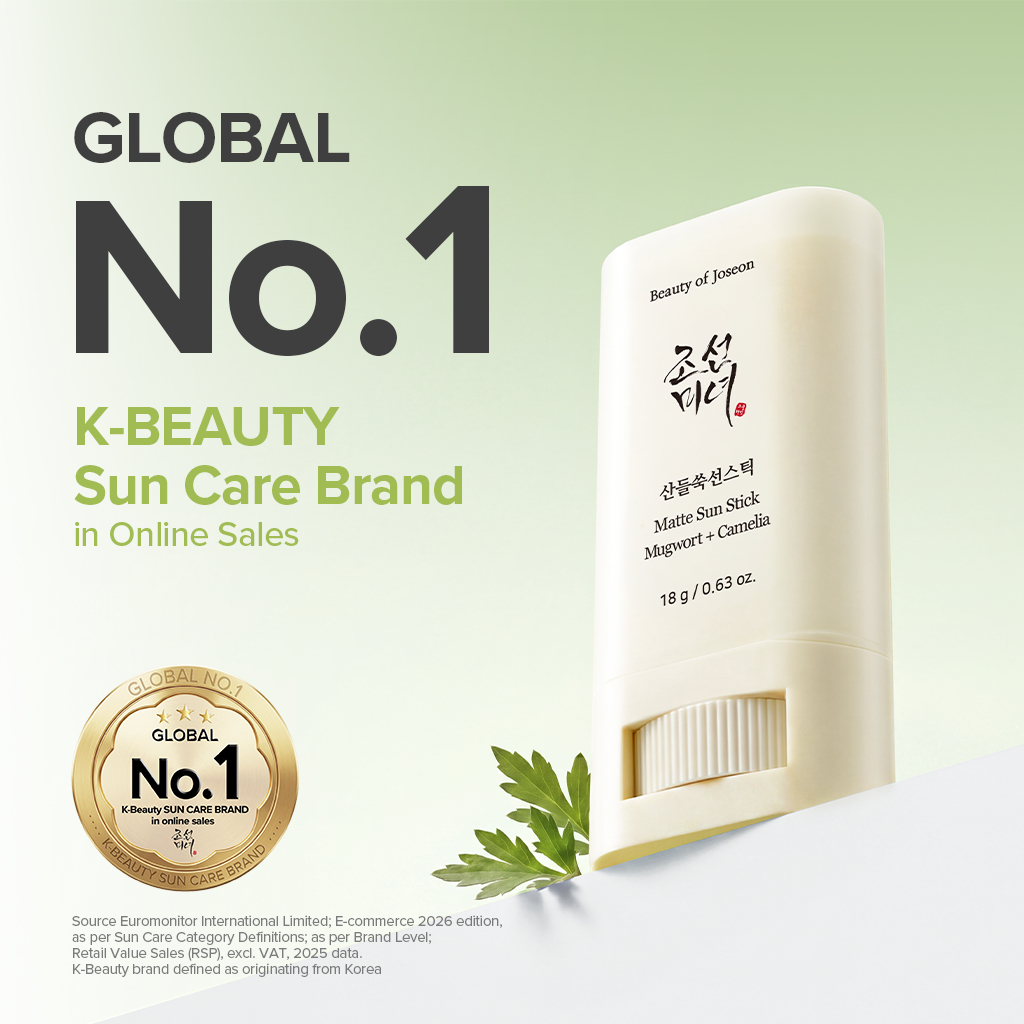 Beauty of Joseon Matte Sun Stick: Mugwort + Camelia SPF 50+ PA++++