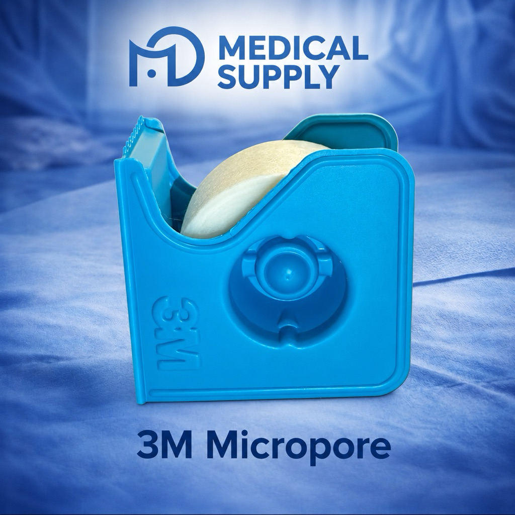 3M Microporeเทปกาวติดผิวหนังไม่แพ้ไม่ระคายเคืองเทปแพทย์ติดแผลยาว10หลาของแท้100%