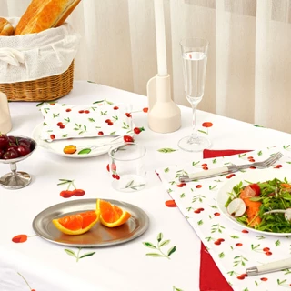 White Story - Cherry Clear Glass