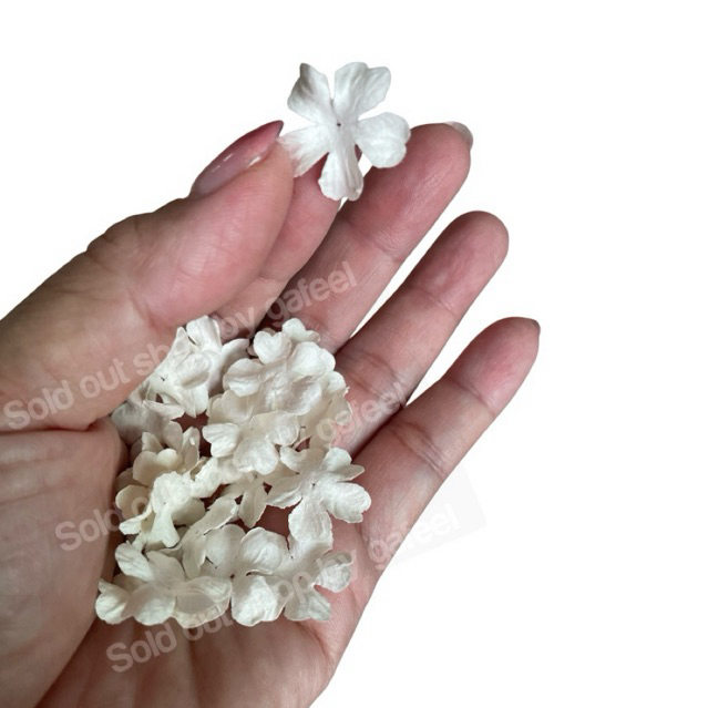 ดอกไม้กระดาษสา กลีบดอกไม้ 20mm. สำหรับทำการฝีมือ งานประดิษฐ์ ซากุระ กุหลาบ การเรียนการสอน DIY