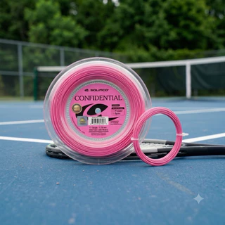 SOLINCO CONFIDENTIAL PINK SOFT 17 (1.20) เอ็นเทนนิส แบ่งขาย 12M | สปินจัด คุมบอลแม่น ฟีลนุ่ม ตีสบาย ของแท้พร้อมส่ง