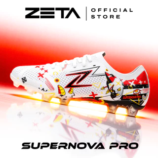 ZETA ซีต้า รองเท้าฟุตบอล รุ่น SUPERNOVA PRO BOZO ZTFSC08WA WHITE/ BLACK *น้ำหนักเบา นุ่ม ทนทาน*