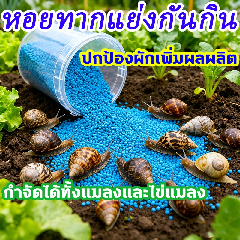 🔥ส่งฟรี🔥 เหยื่อกำจัดหอย 500g ใช้กำจัดหอยเชอรี่ หอยทากและหอยศัตรูพืชอื่นๆ เห็นผล100%  กำจัดหอย กำจัดหอยทาก ยาฆ่าหอย