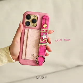(14-16 series)MUSE 3Tone Hand Strap Phone Case