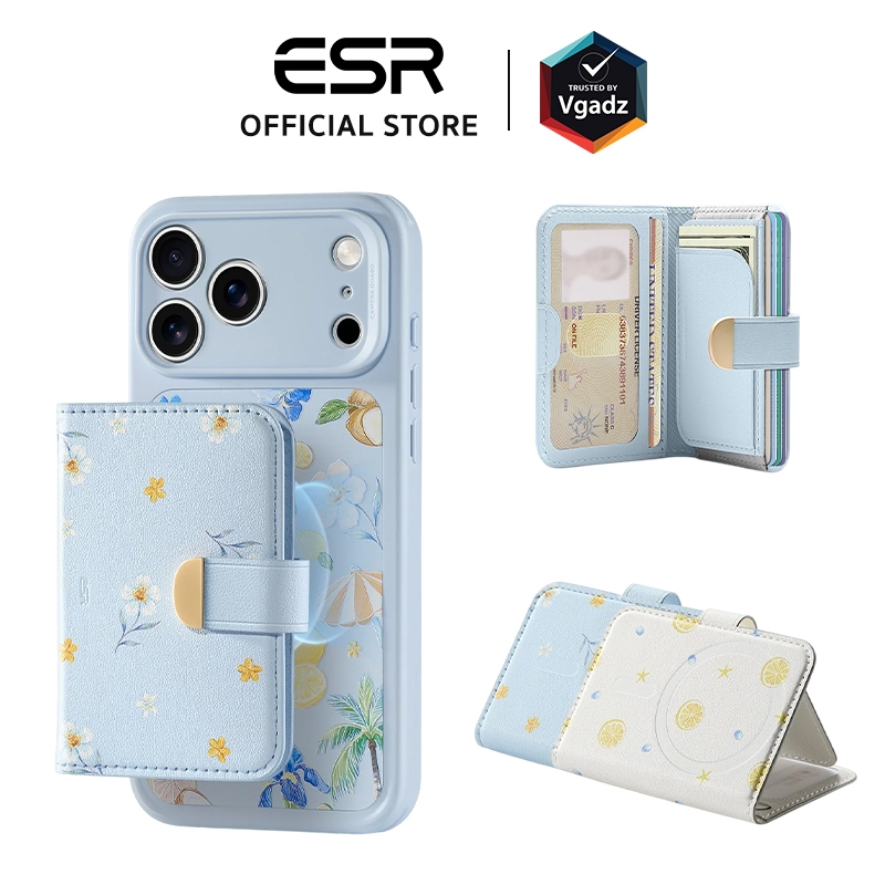 ESR กระเป๋าติดหลังมือถือ รุ่น Aura Clutch Magnetic Wallet (Summer Collection)
