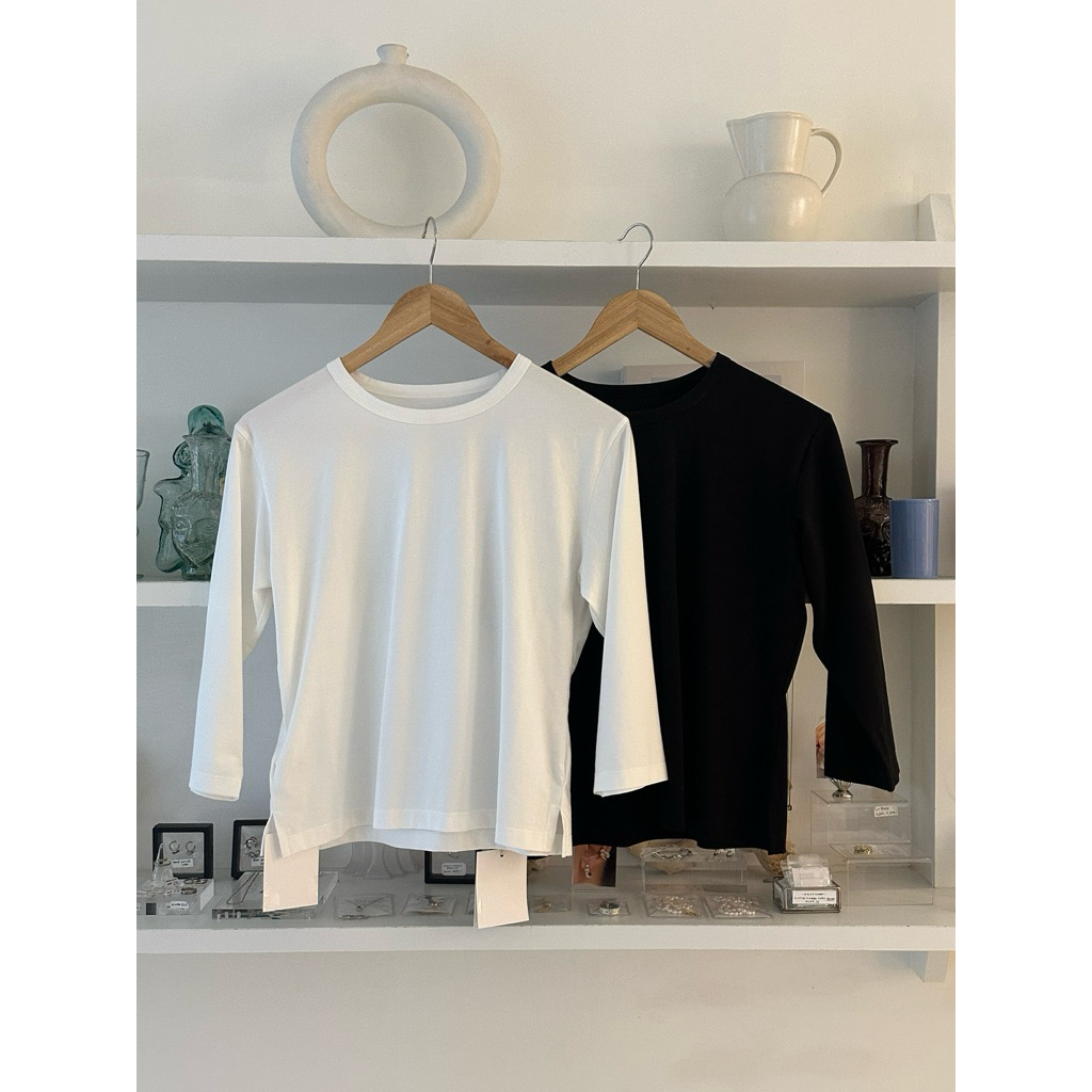 SOMETHING ABOUT US - Essential 3/4 sleeve top