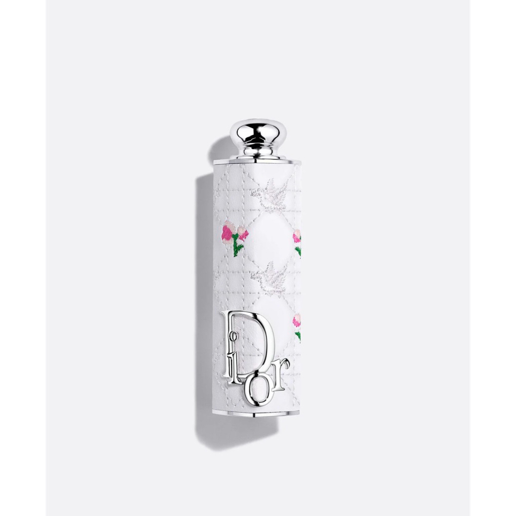 เคสลิปสติก Dior Addict รุ่นลิมิเต็ดอิดิชั่น ลายปักดอกไม้ Flowery Cannage สีขาว 📍ส่ง27/7