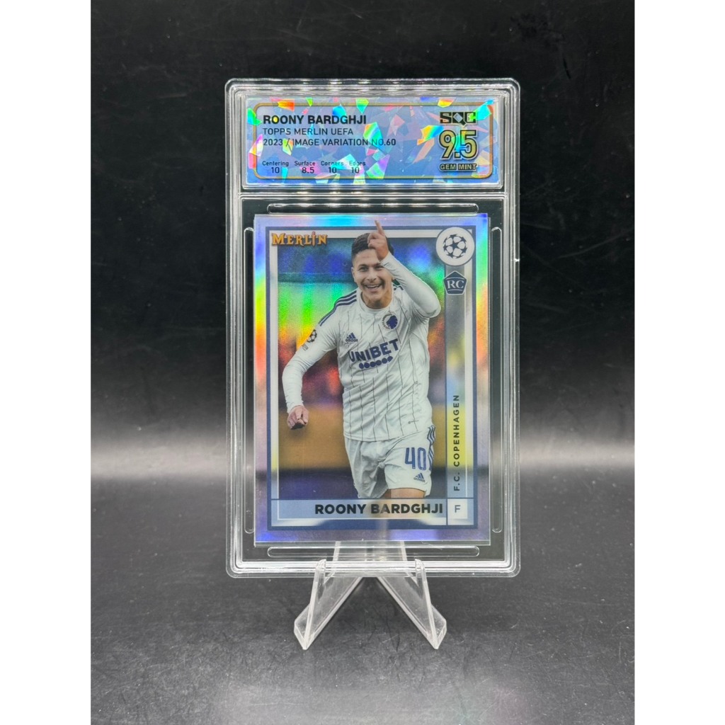 Roony Bardghji - Topps Merlin UEFA 2023 - Image Variation #60 - SQC 9.5 Gem Mint
