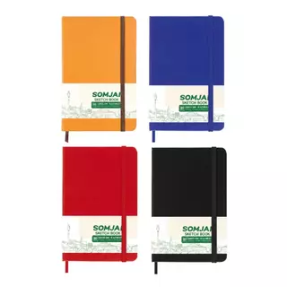 Somjai selected MOLESKINE สมุดโน๊ต สมุดสเก็ตซ์ หน้าปกหนัง PU Smooth หนา 140 แกรม 80 แผ่น Classic Notebook Sketchbook