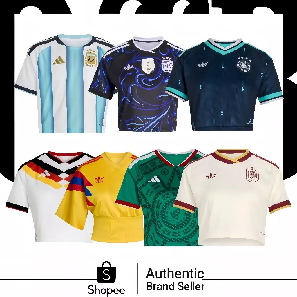 adidas FIFA 25/26 Cropped เสื้อฟุตบอล jersey เสื้อเจอร์ซีย์ เสื้อผ้า 🏁 สั่งซื้อเลย 🏁