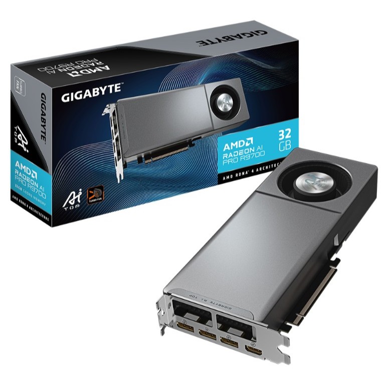 AMD Radeon AI PRO R9700 การ์ดจอ