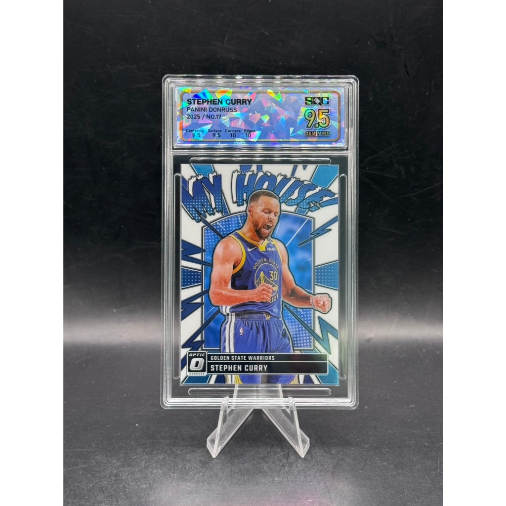 Stephen Curry - 2025 Panini Donruss Optic - #17 (My House!) - SQC 9.5 Gem Mint