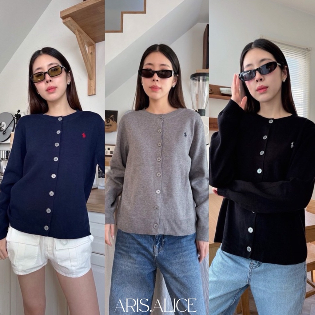 เสื้อคลุมไหมพรมคาดิแกน ดีเทลปักโลโก้  ฟีลเรียบหรูดูแพงสุดๆ งานทอยืดหยุ่นได้เยอะมากค่า ผ้าตามงานแท้100% เนื้อผ้าทออย่างดี