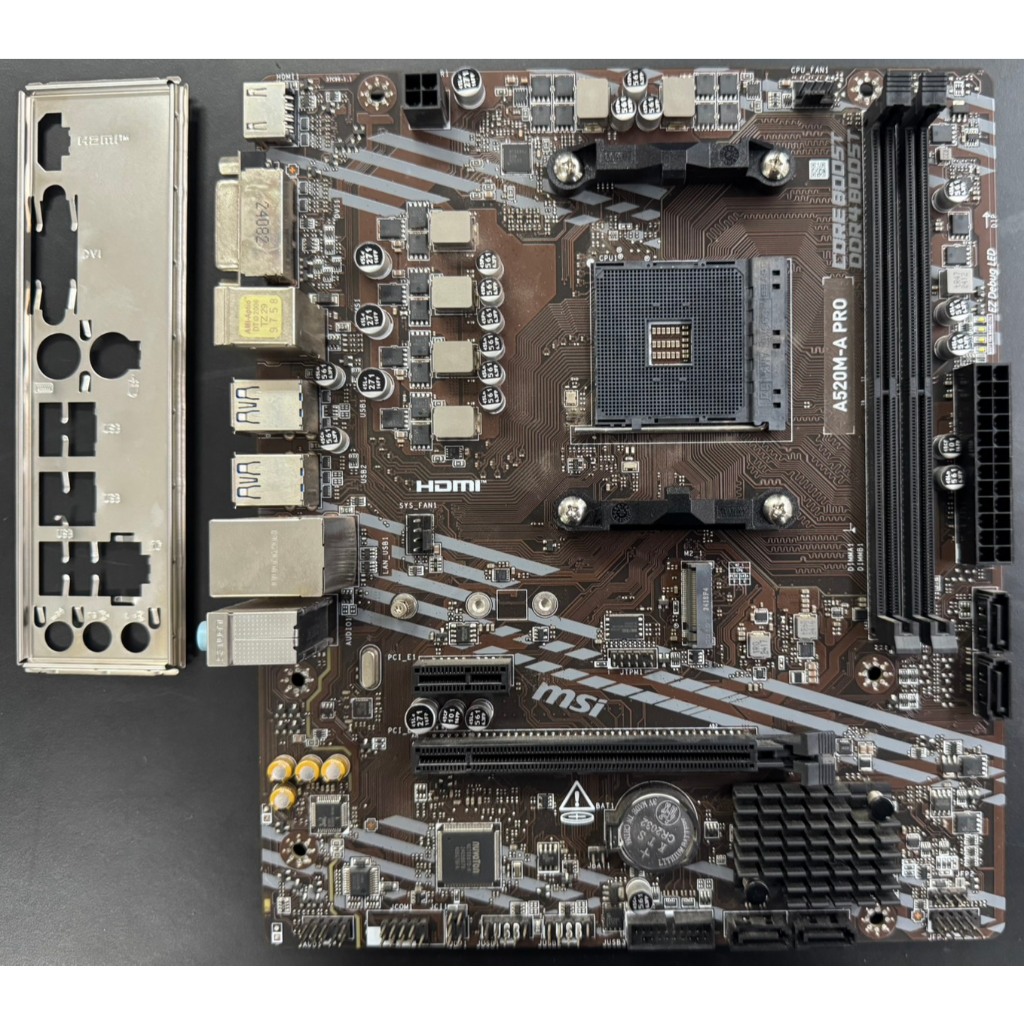 MSI A520M-A PRO DDR4 (มือสองไม่มีกล่อง)