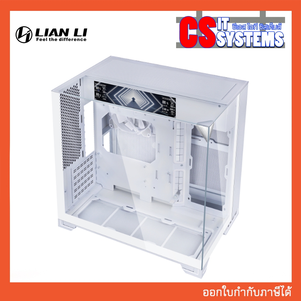 CASE LIAN LI O11 VISION M DIGITAL (มีหน้าจอมากับเคส)  ( O11VMDW-WHITE )