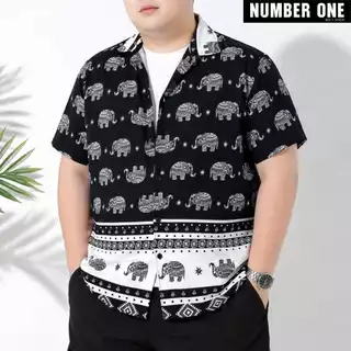 เสื้อ A ฮาวายNo.1Shopพลัสไซส์plussizeใส่ได้ทั้งหญิงทั้งชาย ผ้าไหมญี่ปุ่นนุ่มสบายNCT DREAM