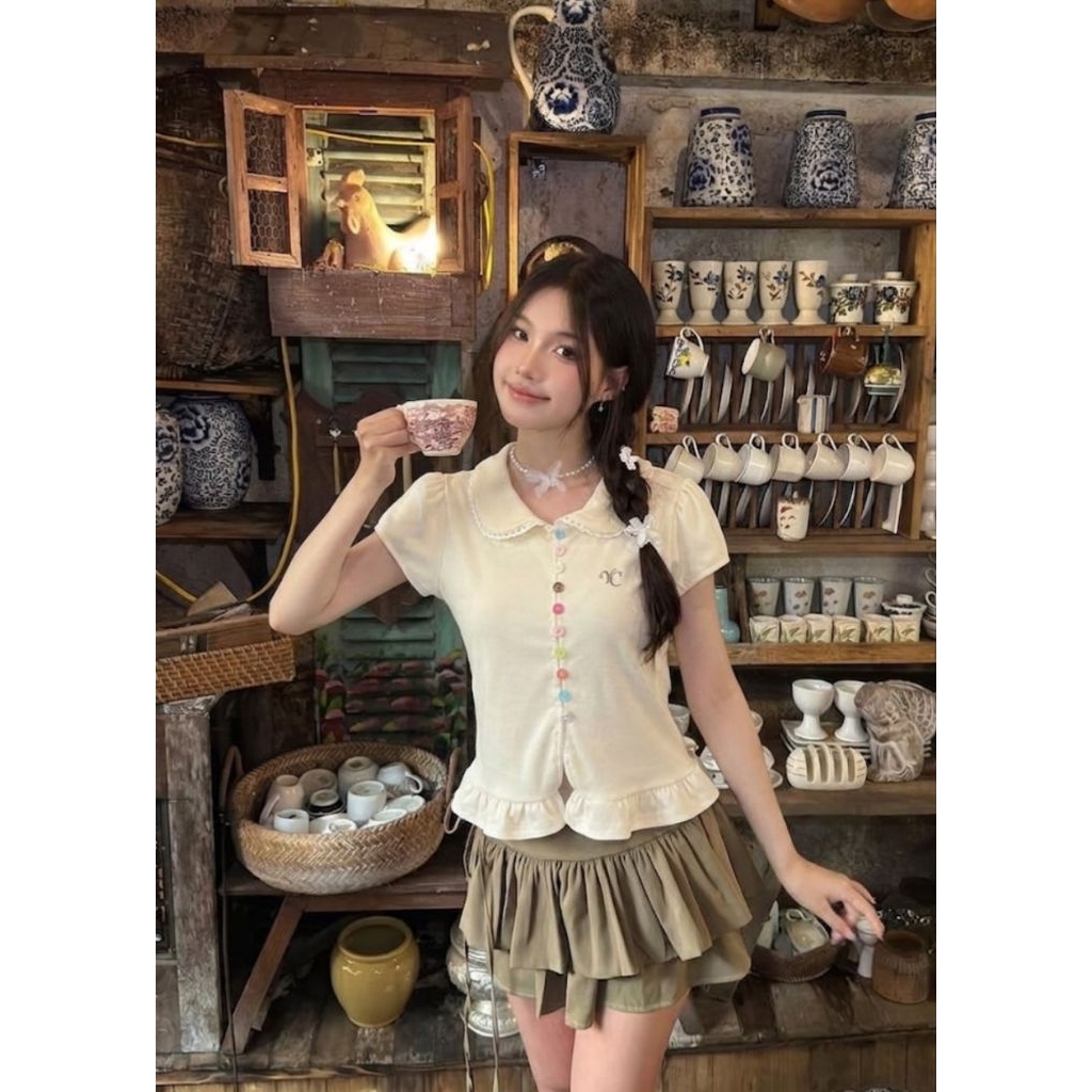 เสื้อคอปก งานป้าย มือ1