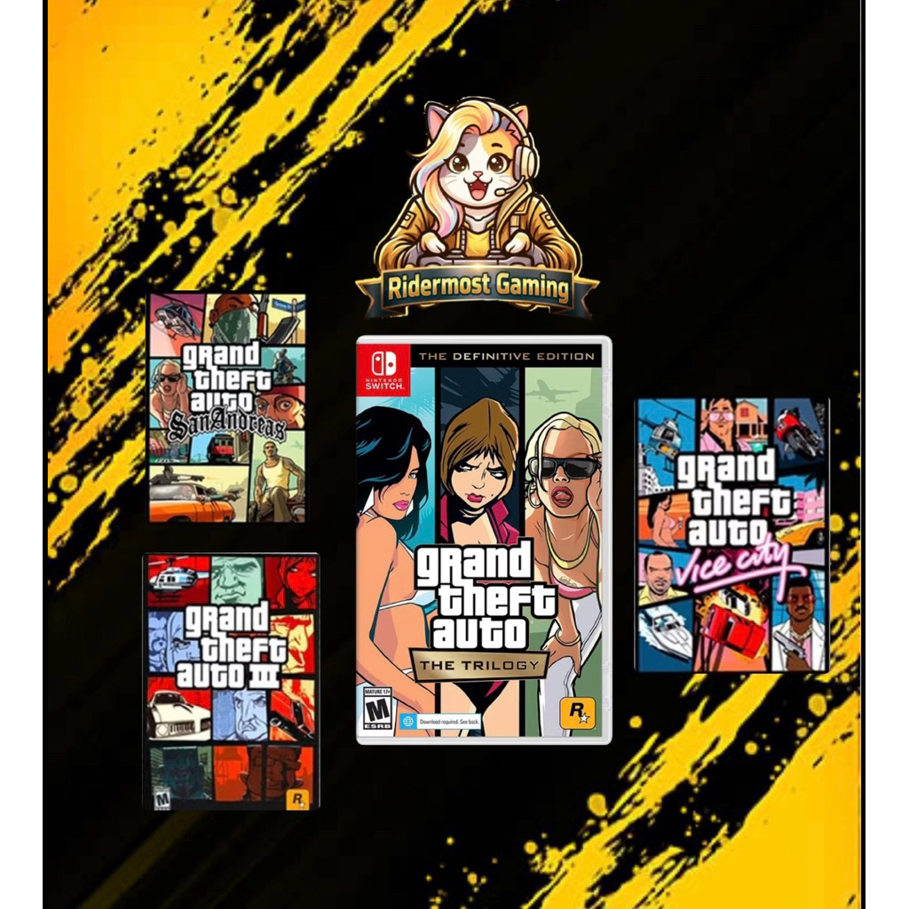 [Nintendo Switch] Grand Theft Auto The Trilogy GTA รวม3 ภาค[EN]มือ 2 พร้อมส่ง!!!