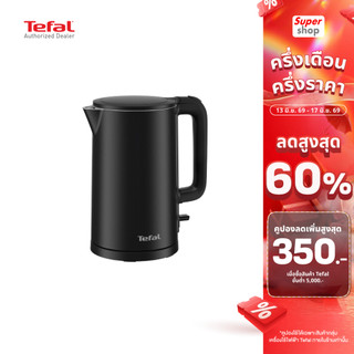 Tefal กาต้มน้ำไฟฟ้า Thermo Protect ความจุ 1.5 ลิตร รุ่น KO1408E0-A Black
