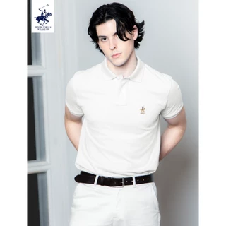 BEVERLY HILLS POLO CLUB เสื้อโปโลแขนสั้นผู้ชาย รุ่น BN2A647 (โลโก้ปักม้าเล็ก)