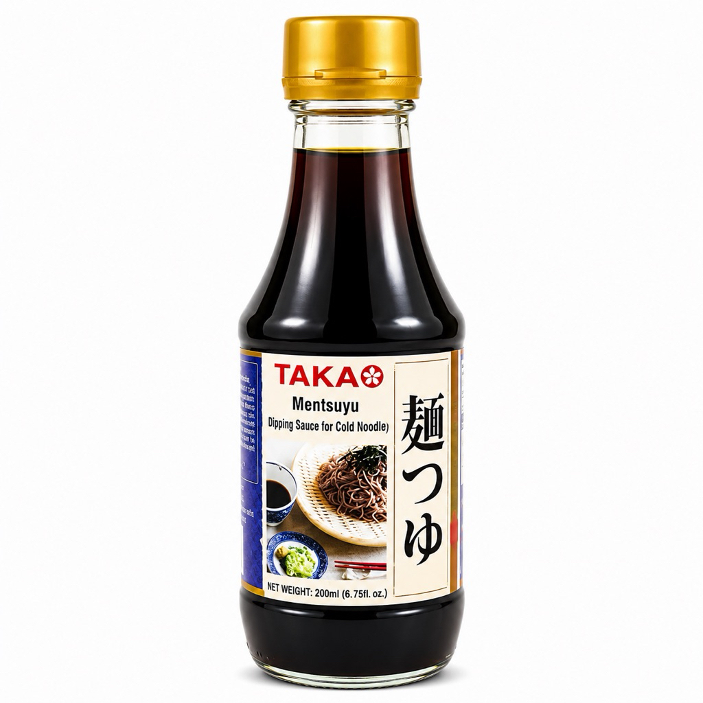 ซอสเมนสุยุ,เมนโชยุ ทาคาโอะ 200มล. (Takao - Mentsuyu Sauce 200ml.) ซอสบะหมี่เย็น