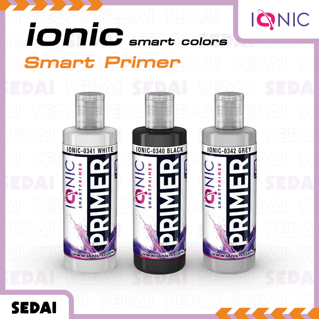 [ ส่งฟรี ] IONIC SMART COLORS Primers สีอะคริลิก จากประเทศสเปน ขนาด 60ML สีรองพื้นสูตรอะคริลิก เตรียมผิวก่อนลงสีจริง