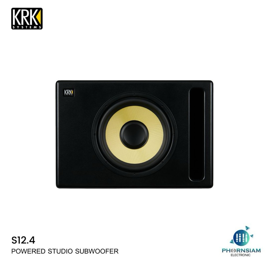 RK S12.4 ลำโพงซับวูฟเฟอร์สตูดิโอ 12 นิ้ว ความดัง 119.9 dB มีแอมป์ในตัว