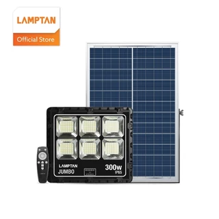 LAMPTAN โคมไฟฟลัดไลท์พลังงานแสงอาทิตย์ LED SOLAR FLOODLIGHT JUMBO พร้อมเซนเซอร์จับความสว่าง