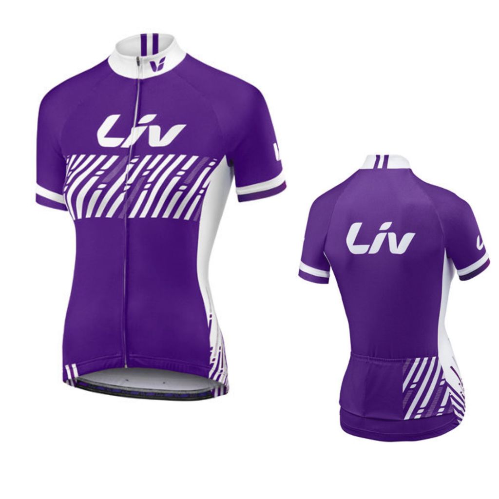 เสื้อปั่นจักรยานผู้หญิงแขนสั้น LIV BELIV SS JERSEY ทรงใส่สบาย Club Fit ผ้าแห้งไว แท้ 100%